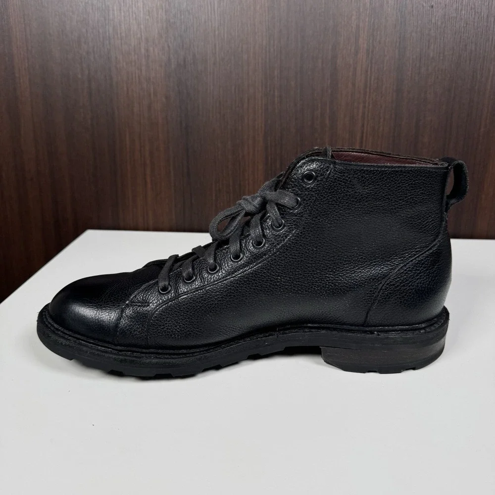 Allen Edmonds 9 D Black Leather Alpine Chukka Boots Weather Proof Lace Up